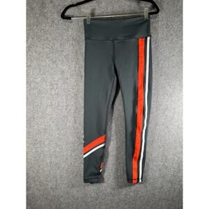VMMA x Peloton Leggings Women Extra Small Gray Striped Mid Rise Stretch Active